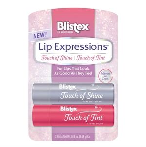 Blistex Lip Expressions 2 pack Touch of Shine Touch of Tint